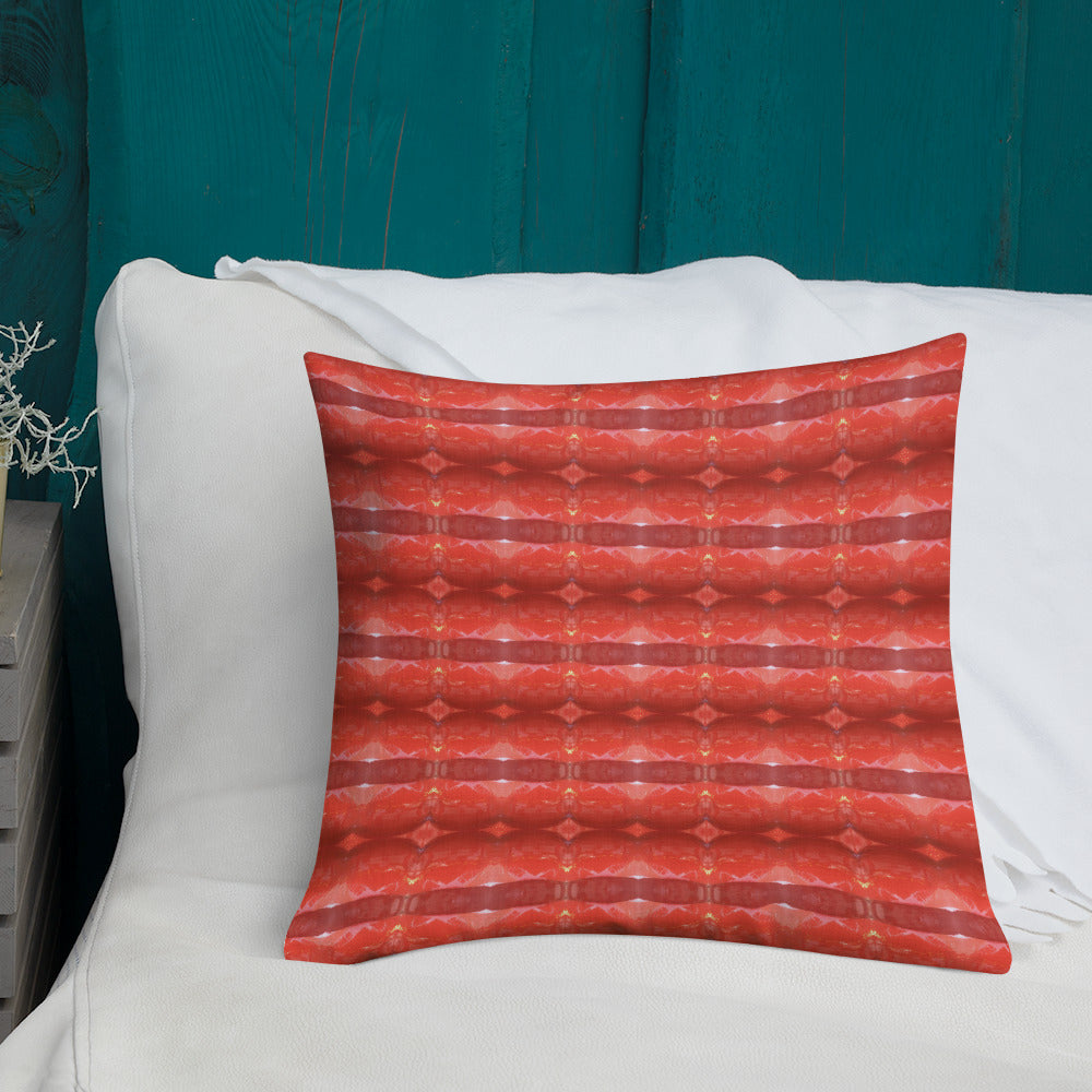 2-in-1 Premium Pillow (Kiss / Black & Tan No. 1)