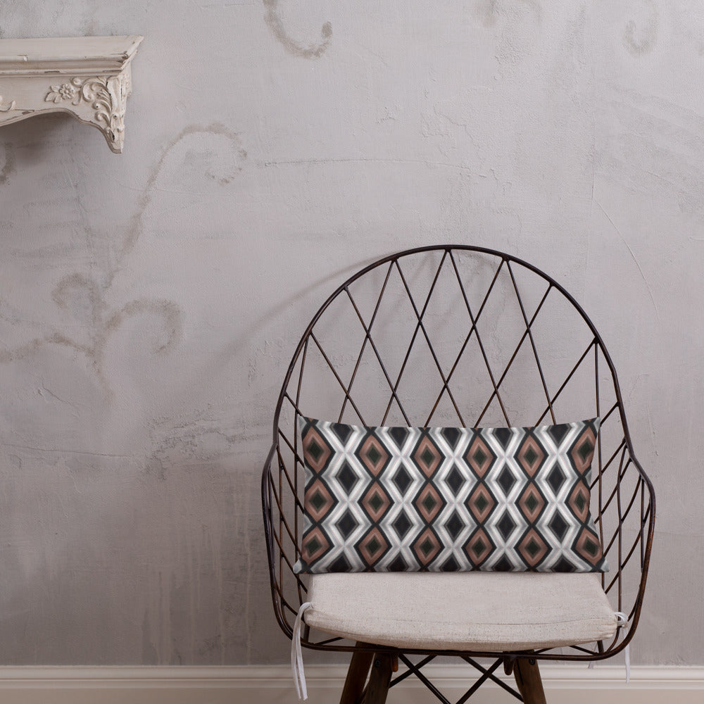 2-in-1 Premium Pillow (Copper & Lead No. 3 / Cobalt Bubble)