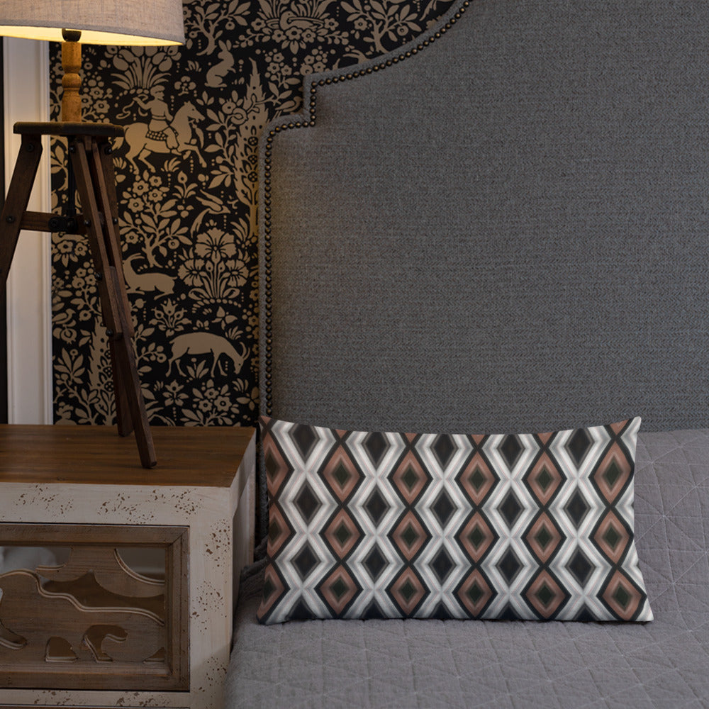 2-in-1 Premium Pillow (Copper & Lead No. 3 / Cobalt Bubble)