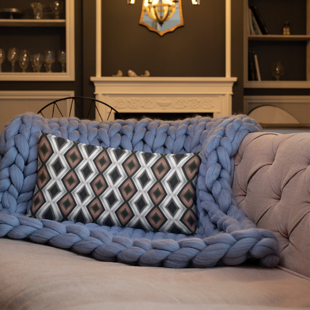2-in-1 Premium Pillow (Copper & Lead No. 3 / Cobalt Bubble)