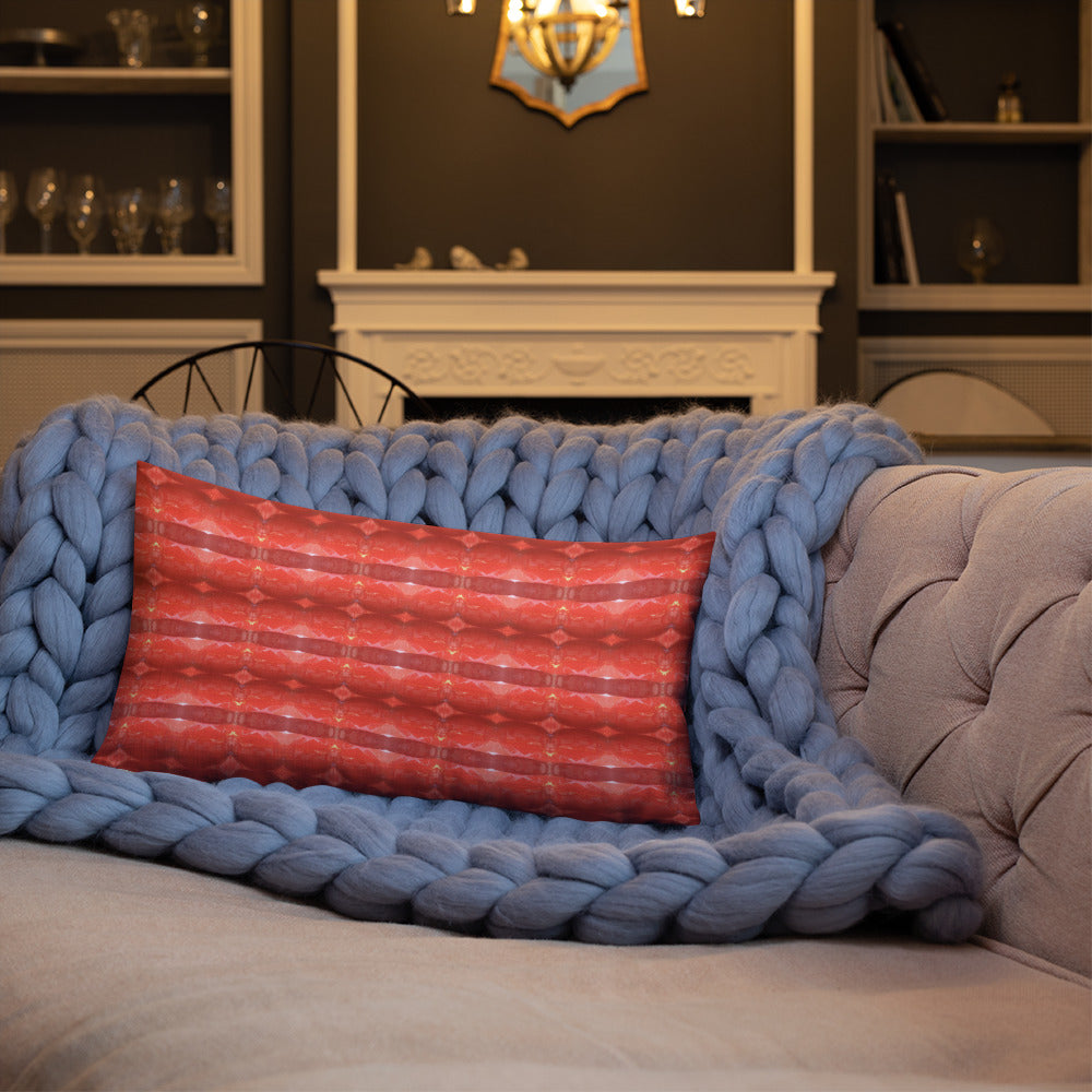 2-in-1 Premium Pillow (Kiss / Black & Tan No. 1)