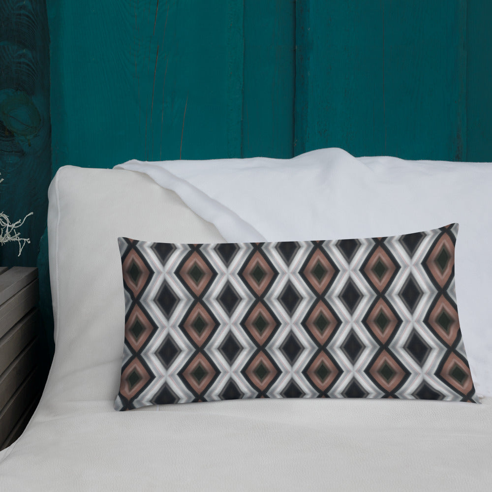 2-in-1 Premium Pillow (Copper & Lead No. 3 / Cobalt Bubble)