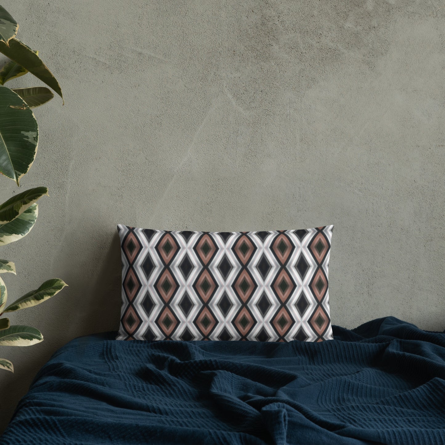 2-in-1 Premium Pillow (Copper & Lead No. 3 / Cobalt Bubble)