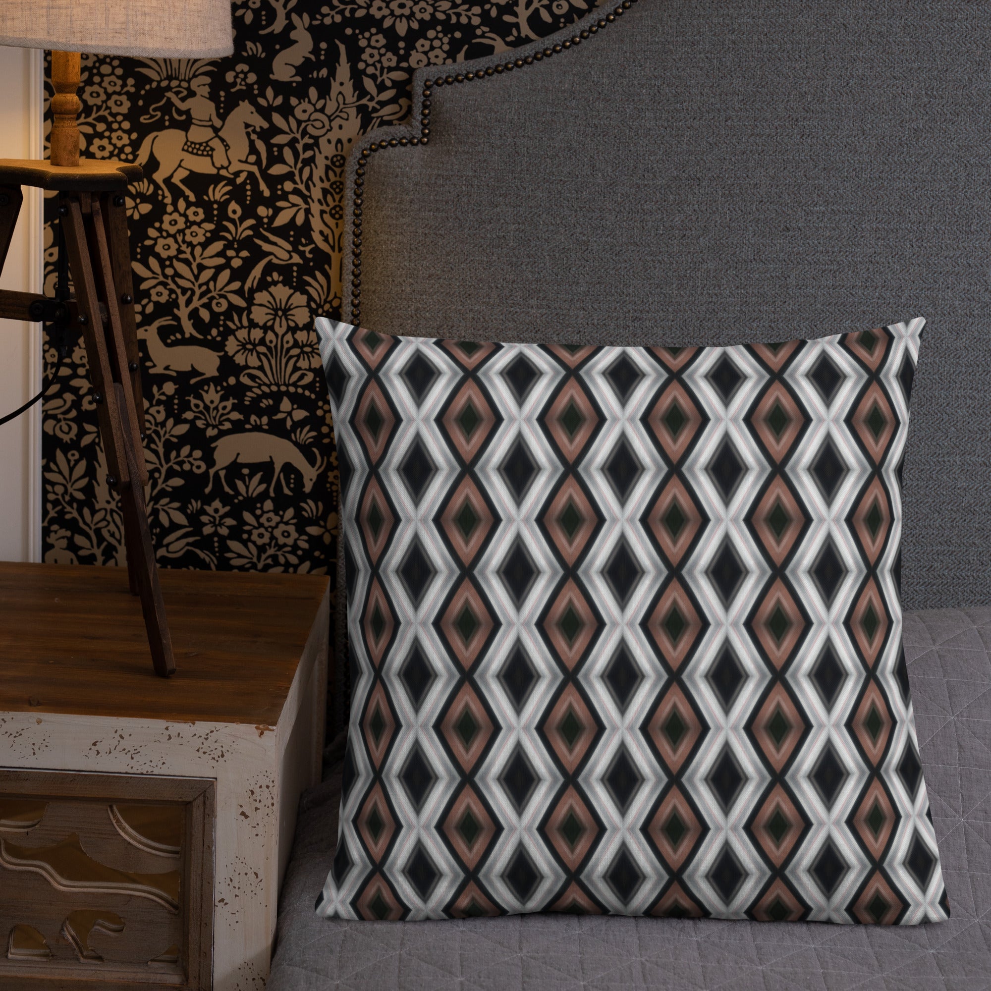 2-in-1 Premium Pillow (Copper & Lead No. 3 / Cobalt Bubble)