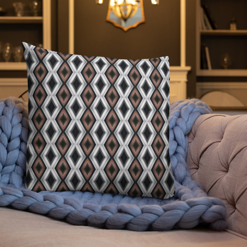 2-in-1 Premium Pillow (Copper & Lead No. 3 / Cobalt Bubble)