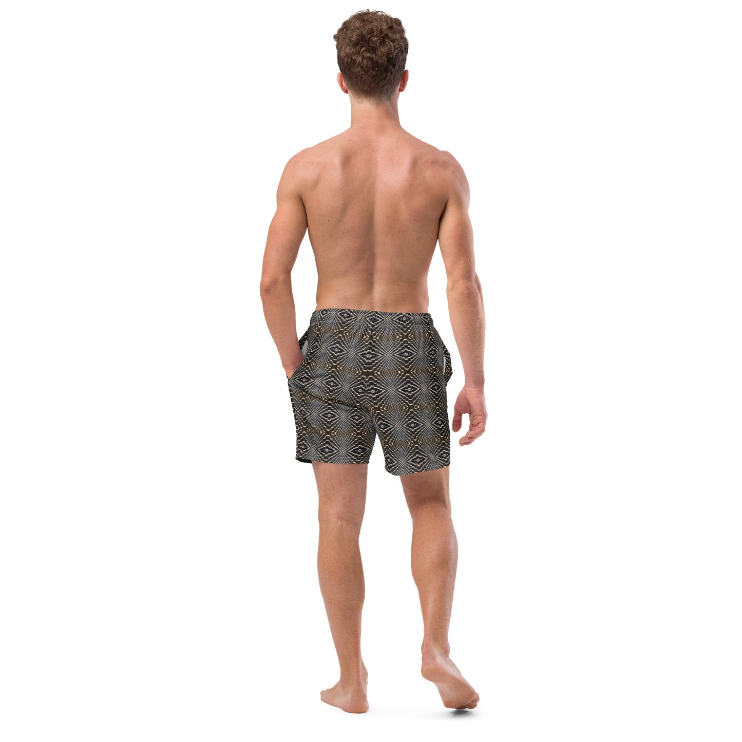 Eco-friendly Swim Trunks (Tetris)