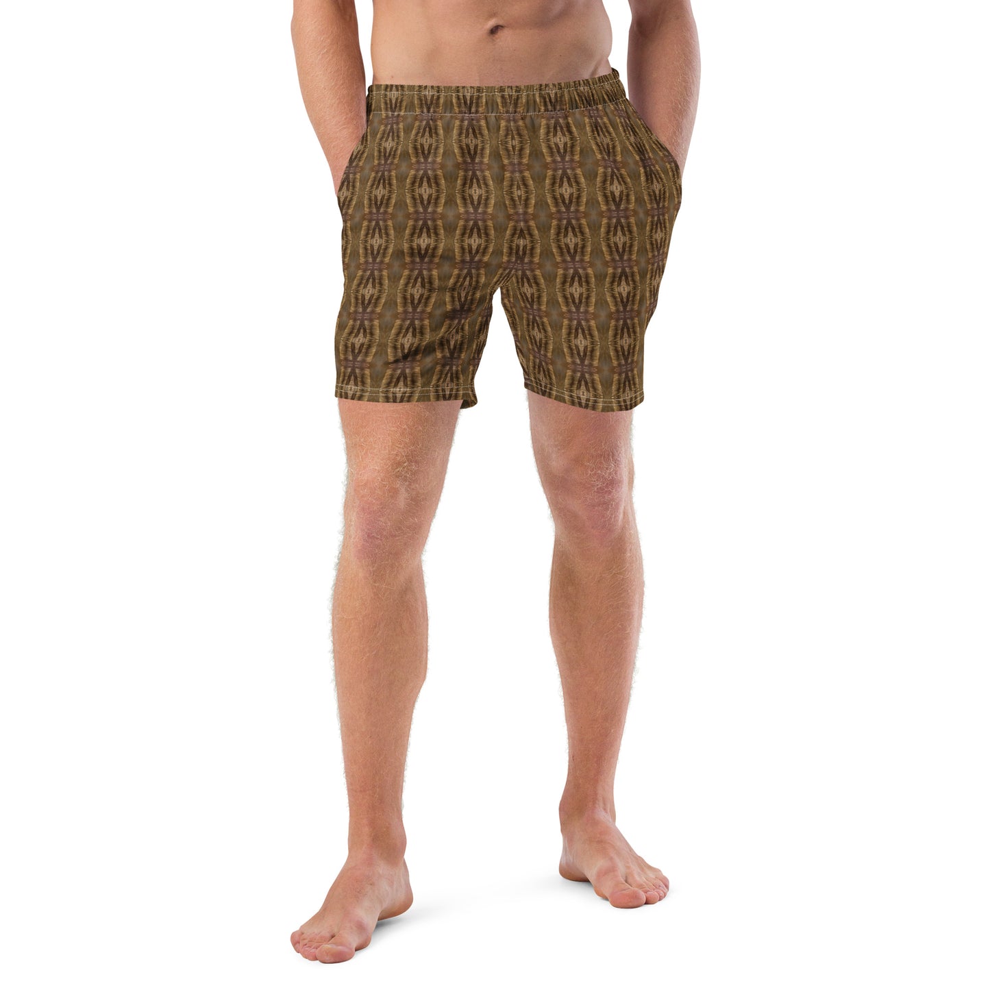 Eco-friendly Swim Trunks (Tiki Palm)