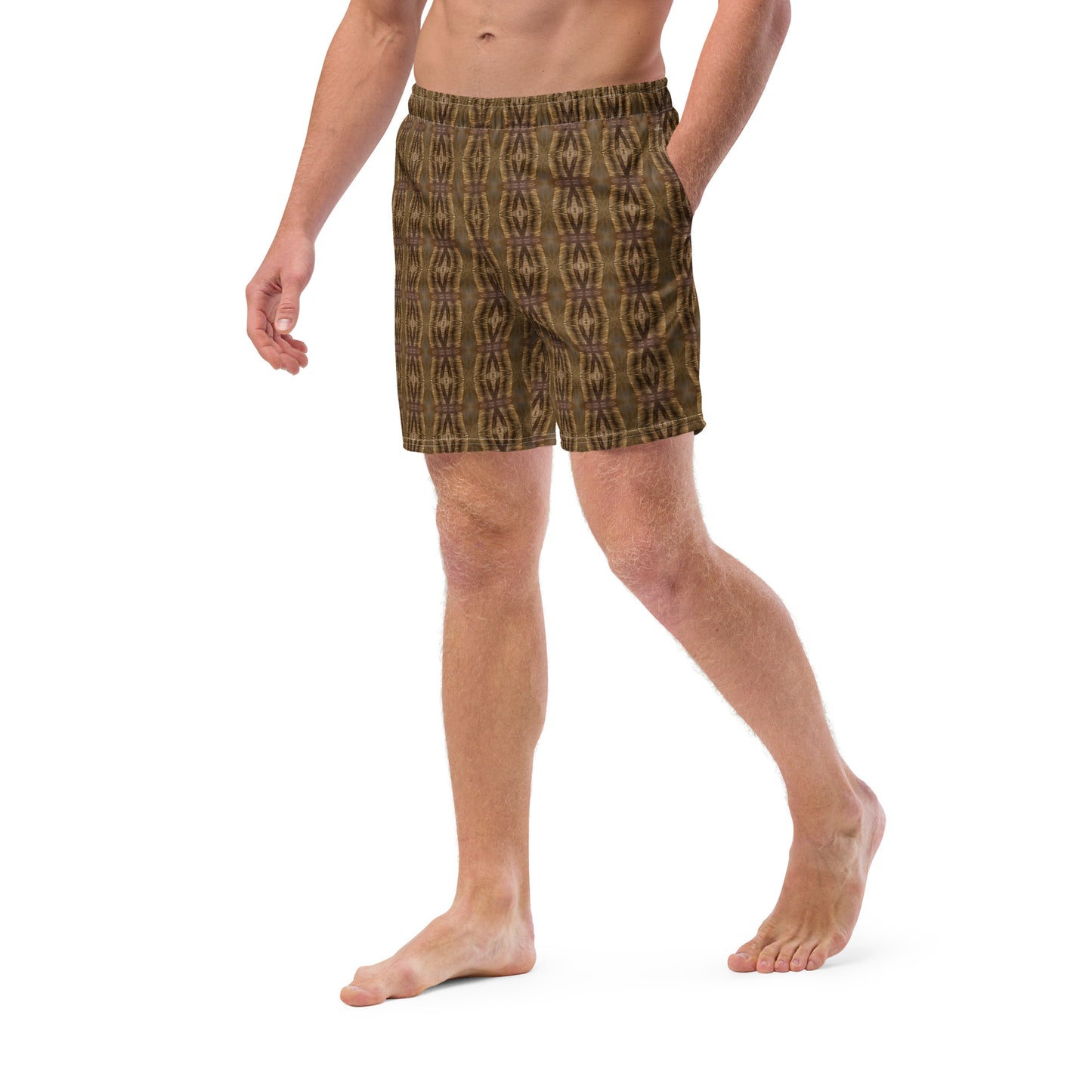 Eco-friendly Swim Trunks (Tiki Palm)