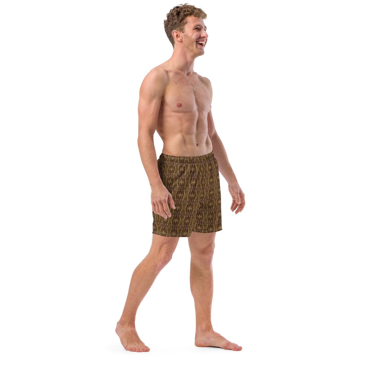 Eco-friendly Swim Trunks (Tiki Palm)