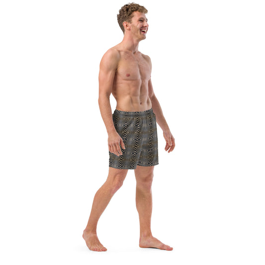 Eco-friendly Swim Trunks (Tetris)