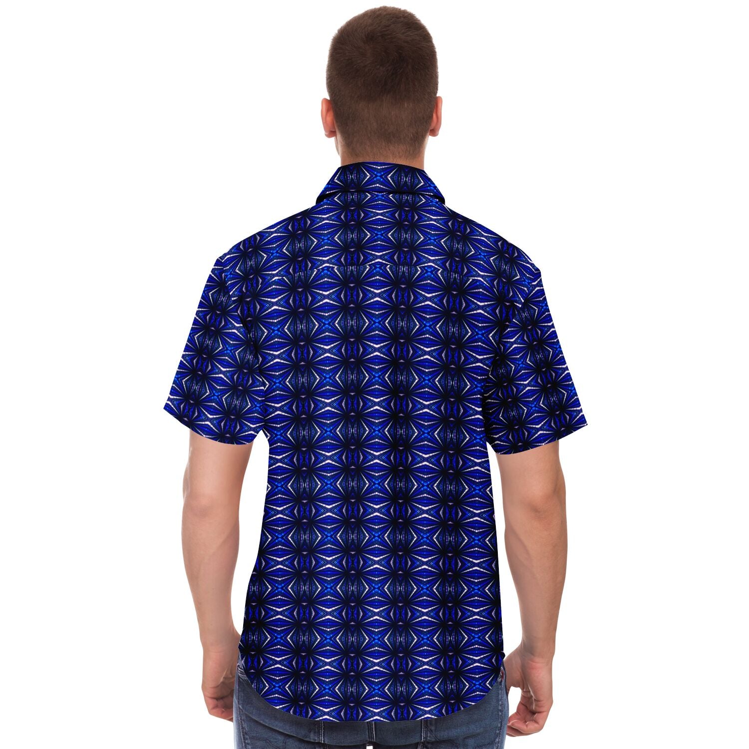 Short Sleeve Button Down Shirt (Casablanca)