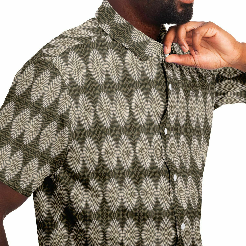 Short Sleeve Button Down Shirt (Hypno L)