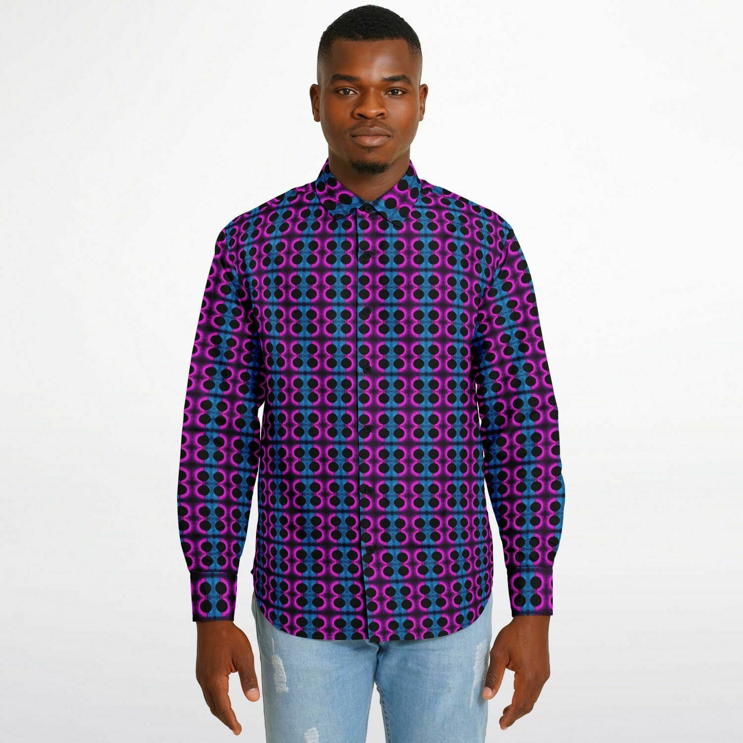 Long Sleeve Button Down Shirt (Eclipse)