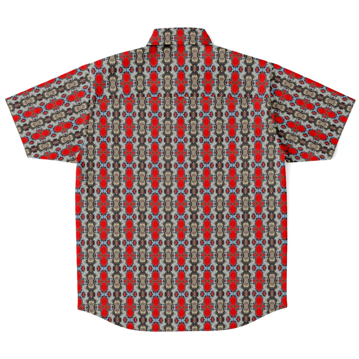 Short Sleeve Button Down Shirt (Modern Paisley)