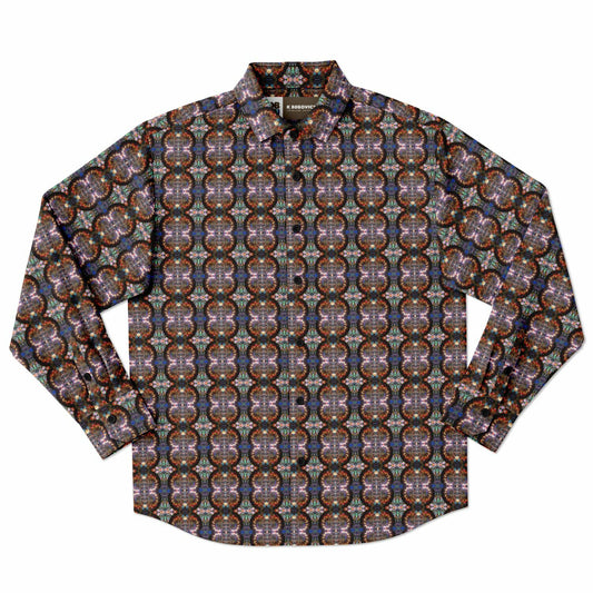 Long Sleeve Button Down Shirt (Woodstock No. 2)