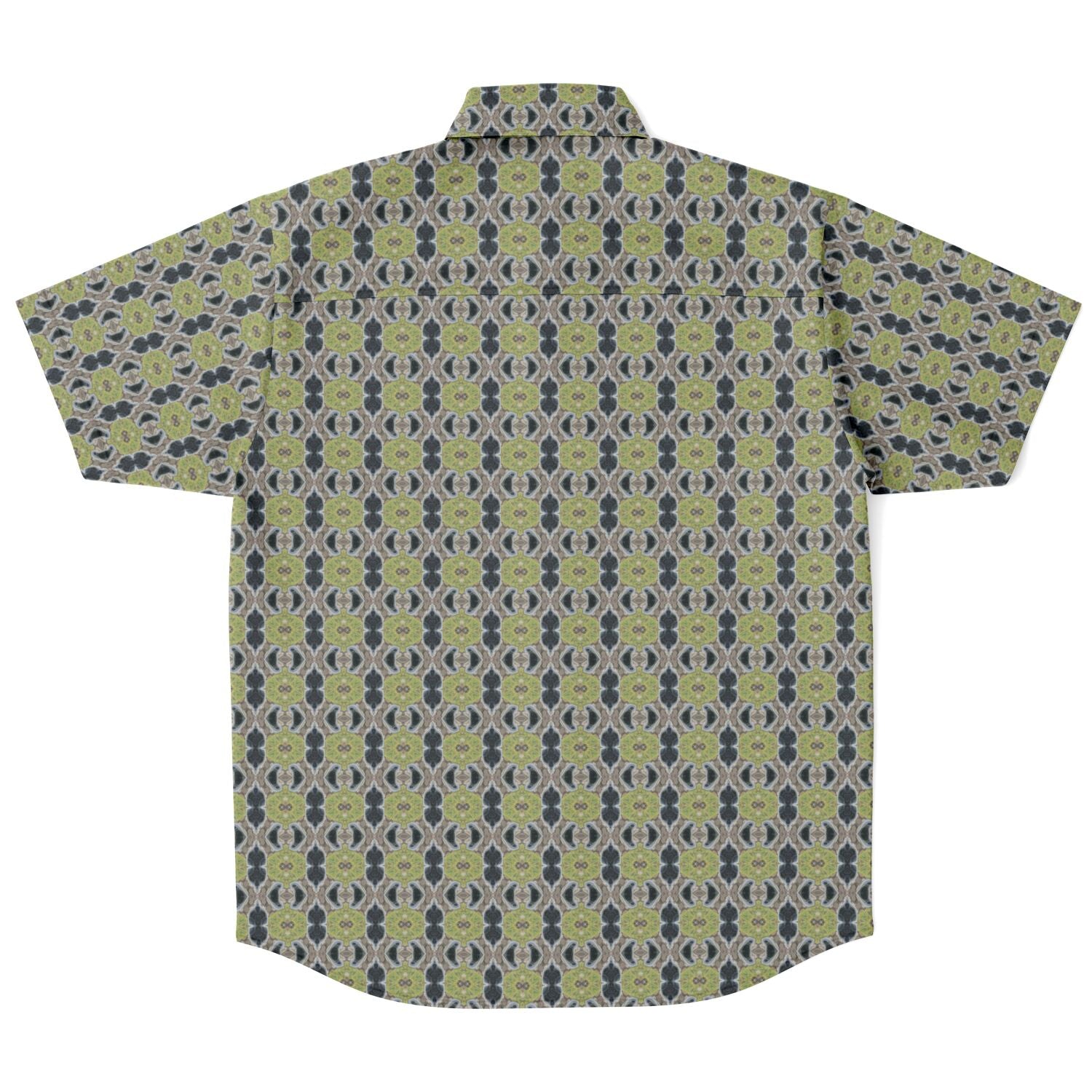 Short Sleeve Button Down Shirt (Glass Block No. 3)
