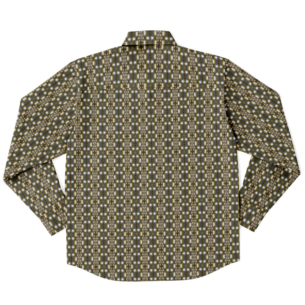 Long Sleeve Button Down Shirt (Yellow Accordion)