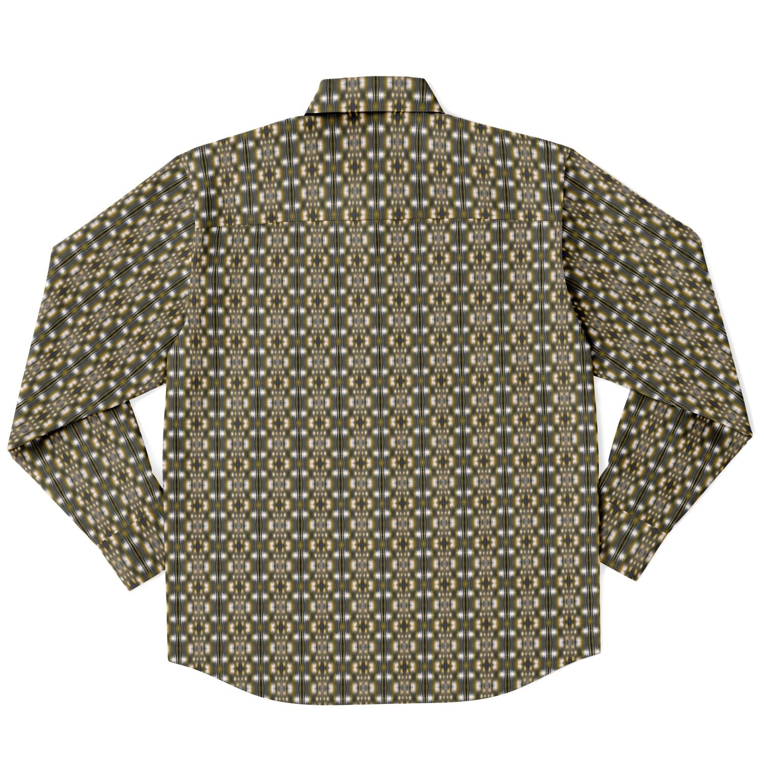 Long Sleeve Button Down Shirt (Yellow Accordion)