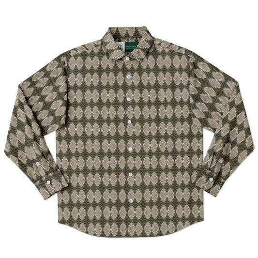 Long Sleeve Button Down Shirt - (Hypno)