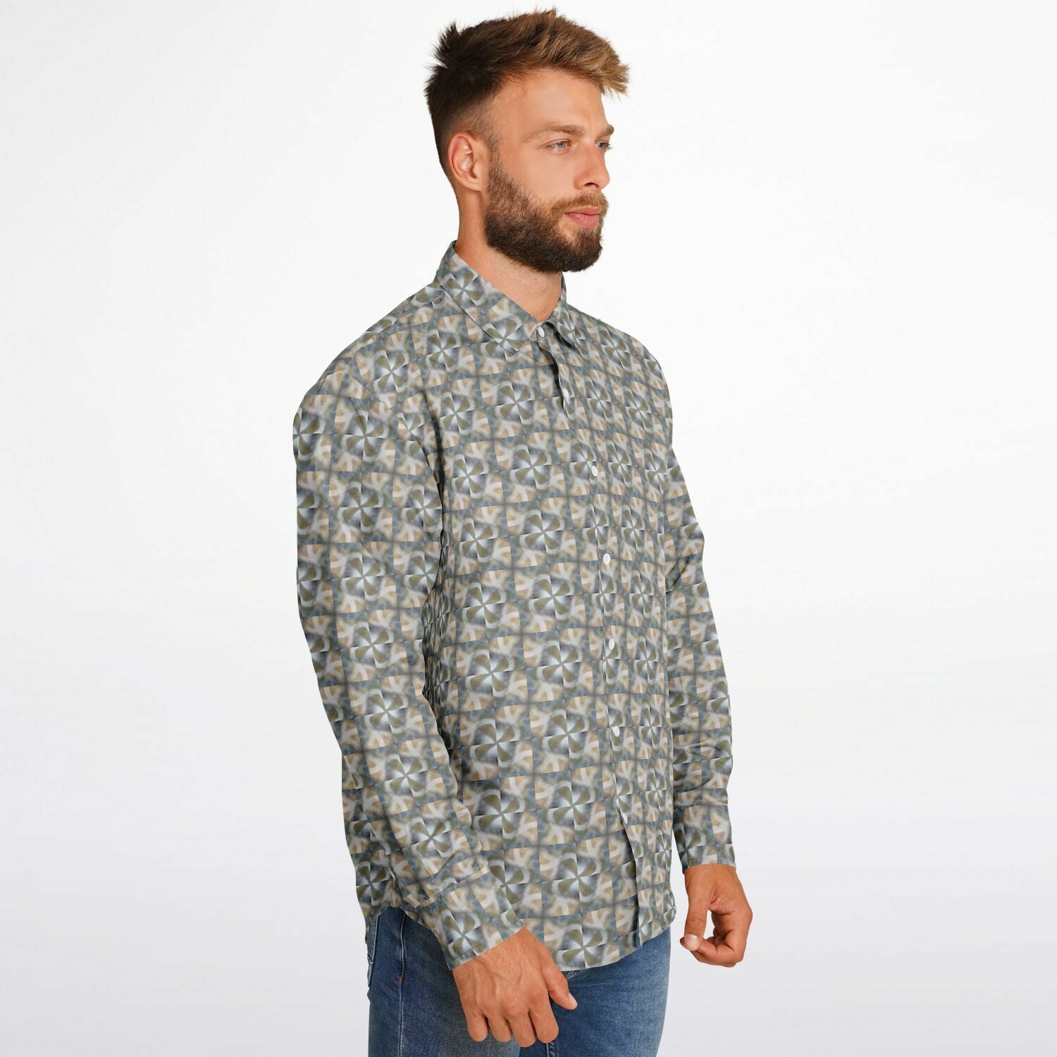 Long Sleeve Button Down Shirt (Dreams No. 2)