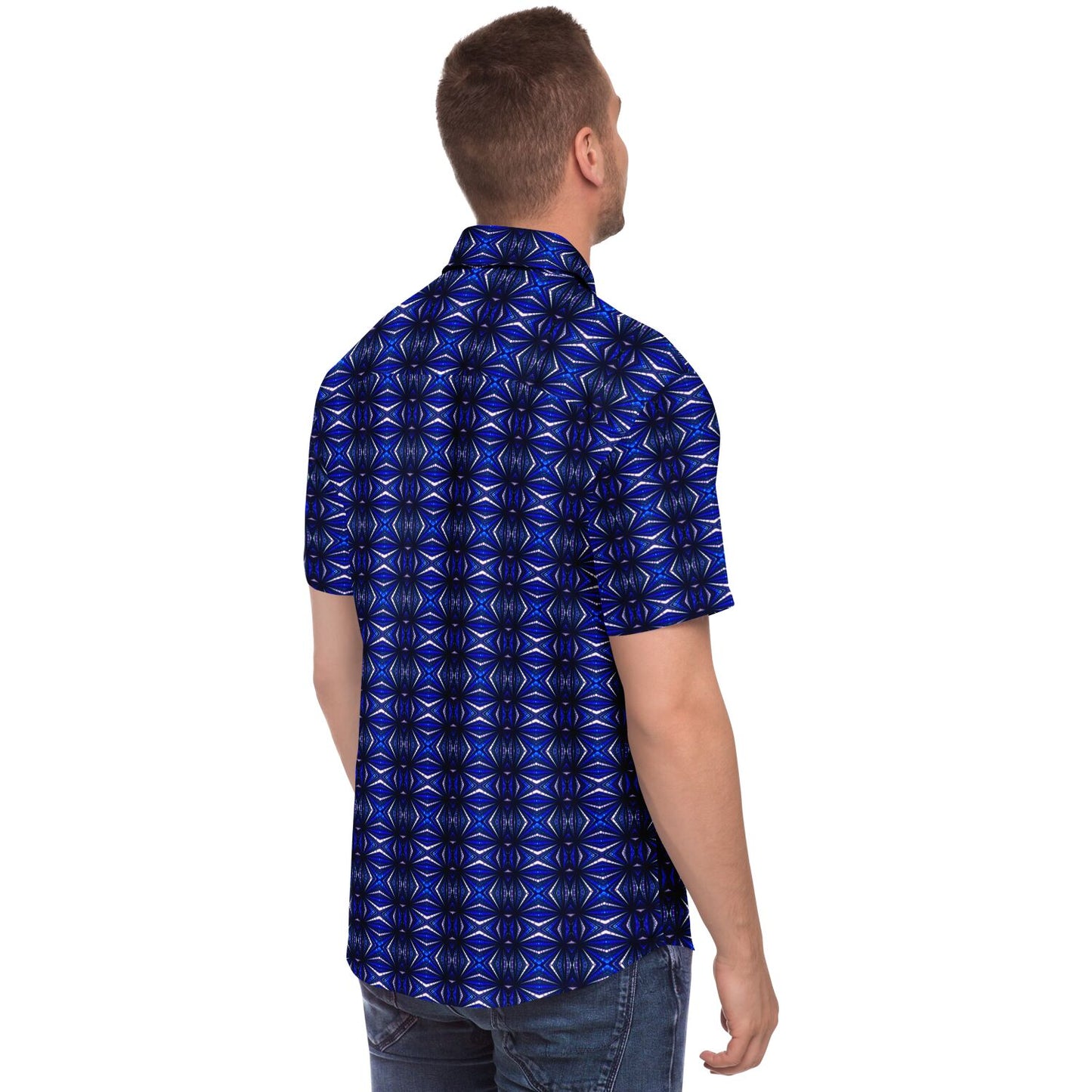 Short Sleeve Button Down Shirt (Casablanca)