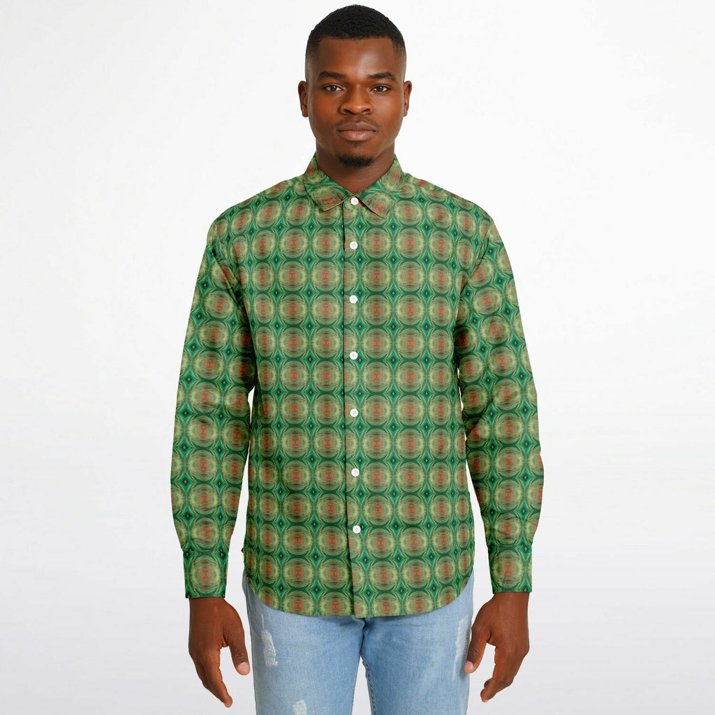 Long Sleeve Button Down Shirt (Frankenstein)