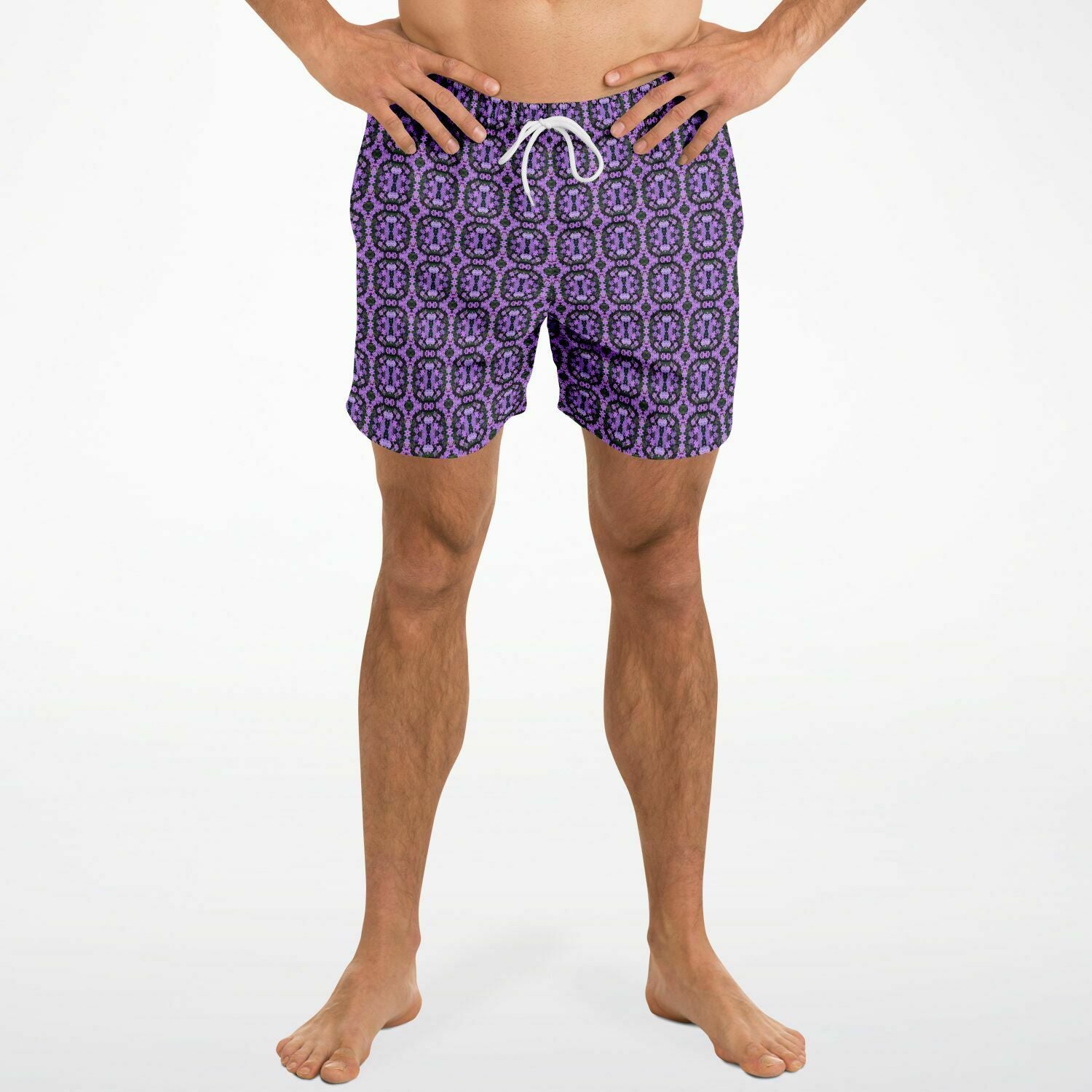 Swim Trunks (Violet Rings)