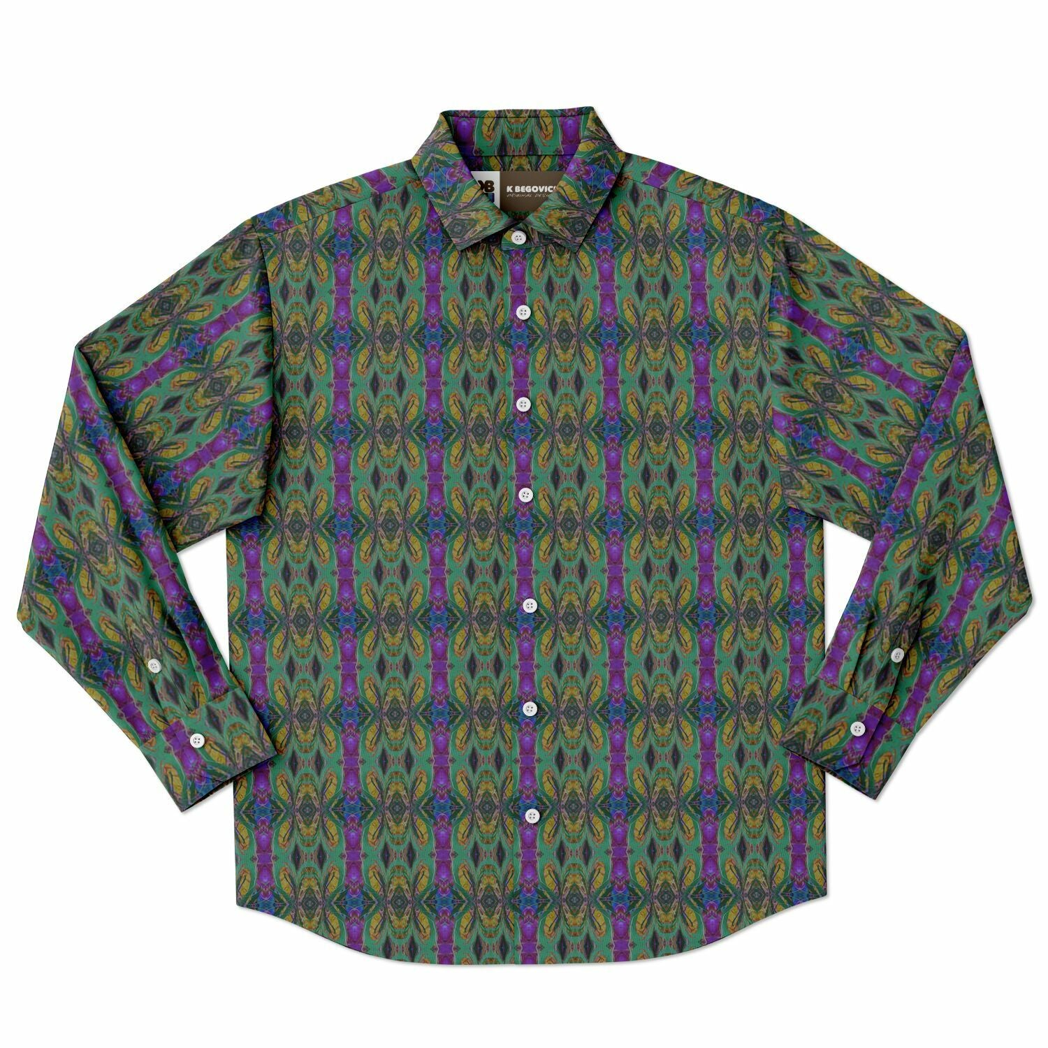 Long Sleeve Button Down Shirt (Bohemian No. 4)