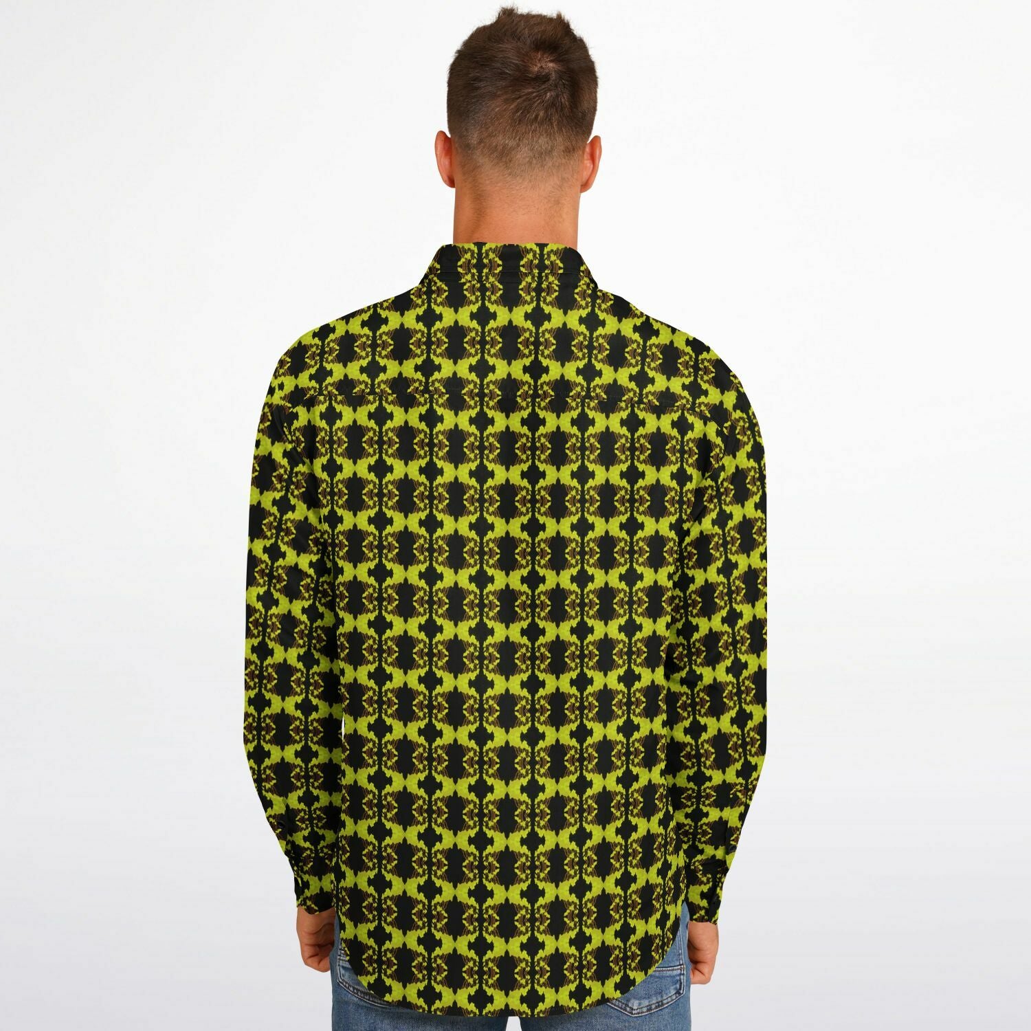 Long Sleeve Button Down Shirt (Neon Trees No. 2)