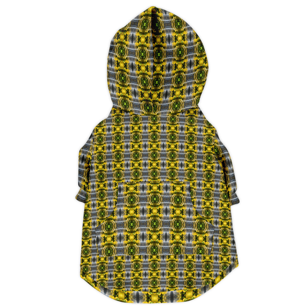 Dog Zip-Up Hoodie (Lemon Snakes)