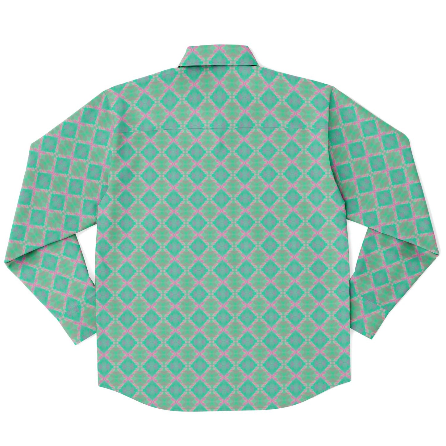 Long Sleeve Button Down Shirt (Electric Dream)