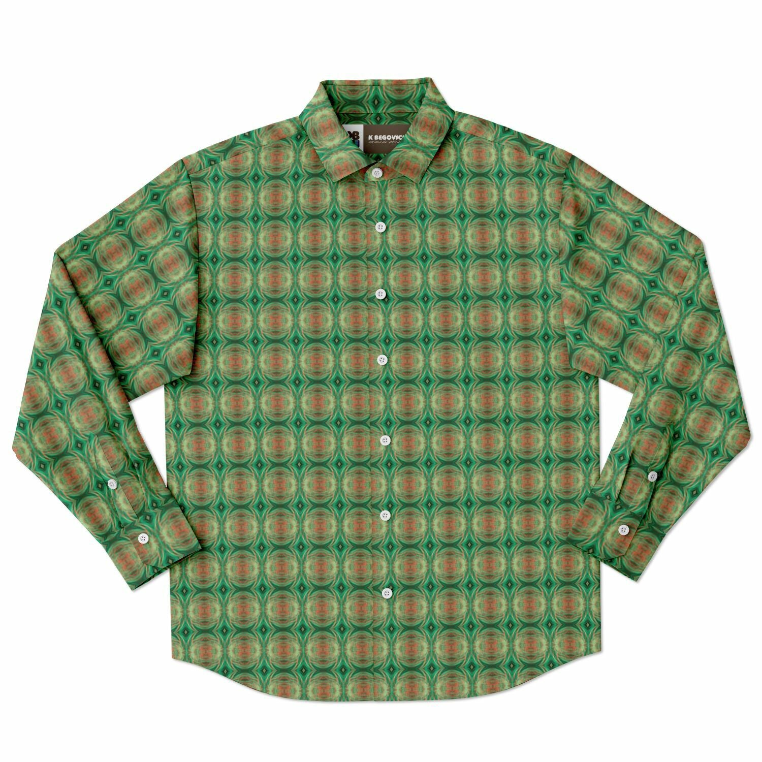 Long Sleeve Button Down Shirt (Frankenstein)
