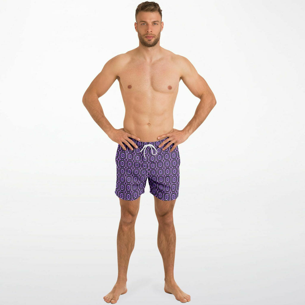 Swim Trunks (Violet Rings)