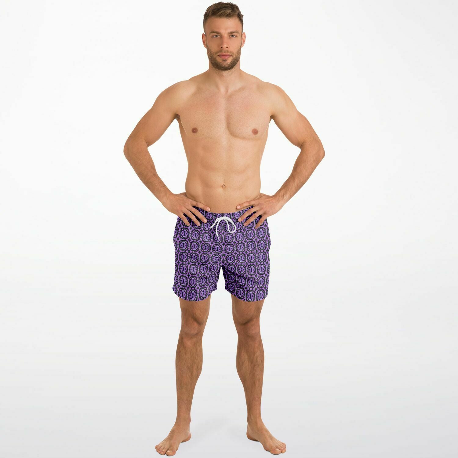 Swim Trunks (Violet Rings)