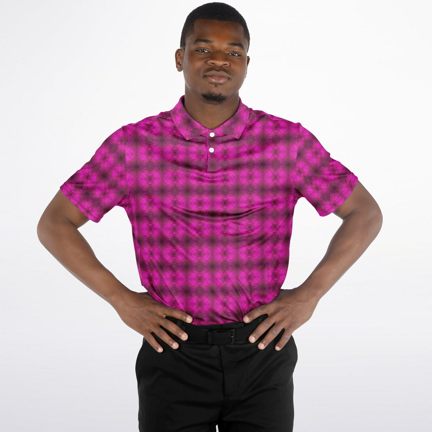 Polo Shirt (Fuchsia Parquet)