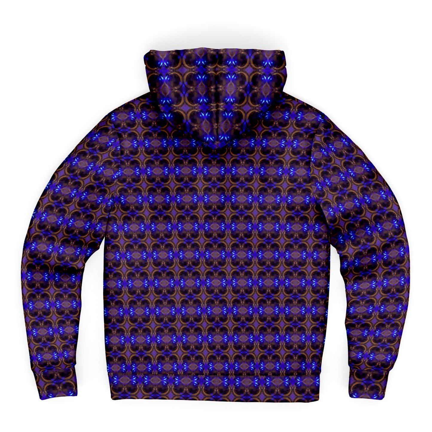 Lined Zip Hoodie (Cobalt Bubble)