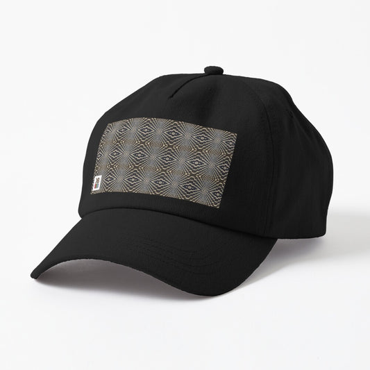 Black Unstructured Cap (Tetris)