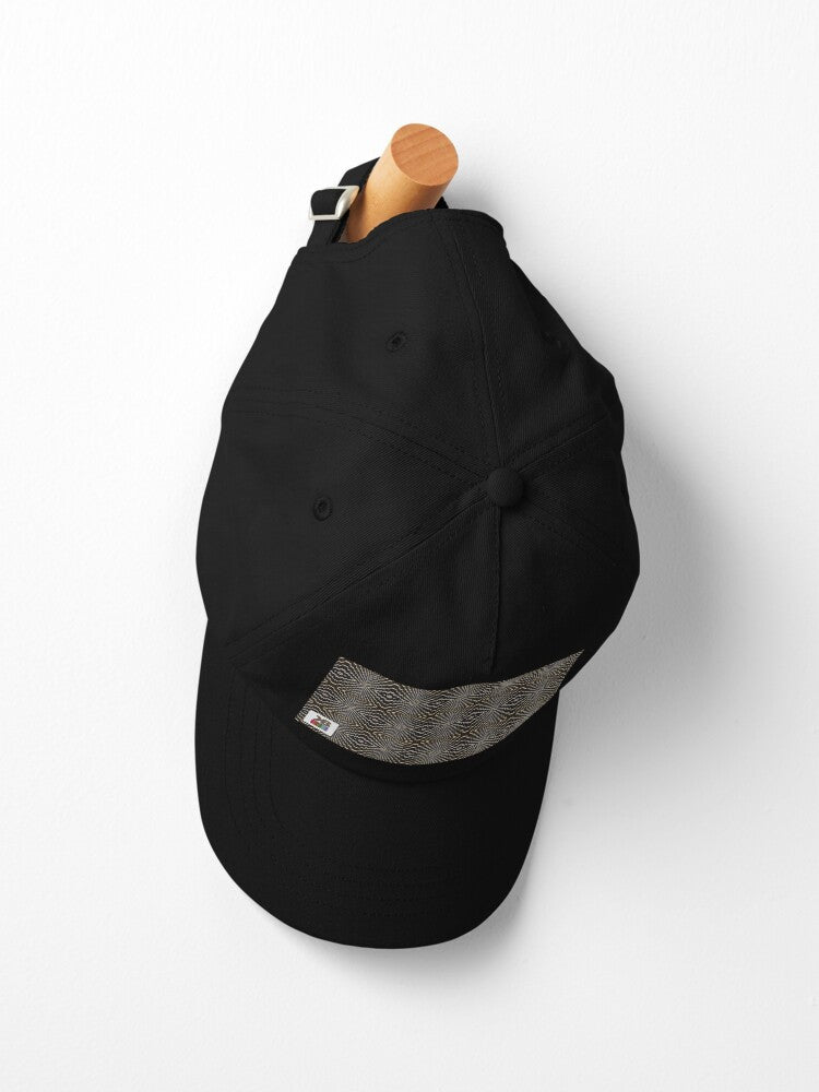 Black Unstructured Cap (Tetris)