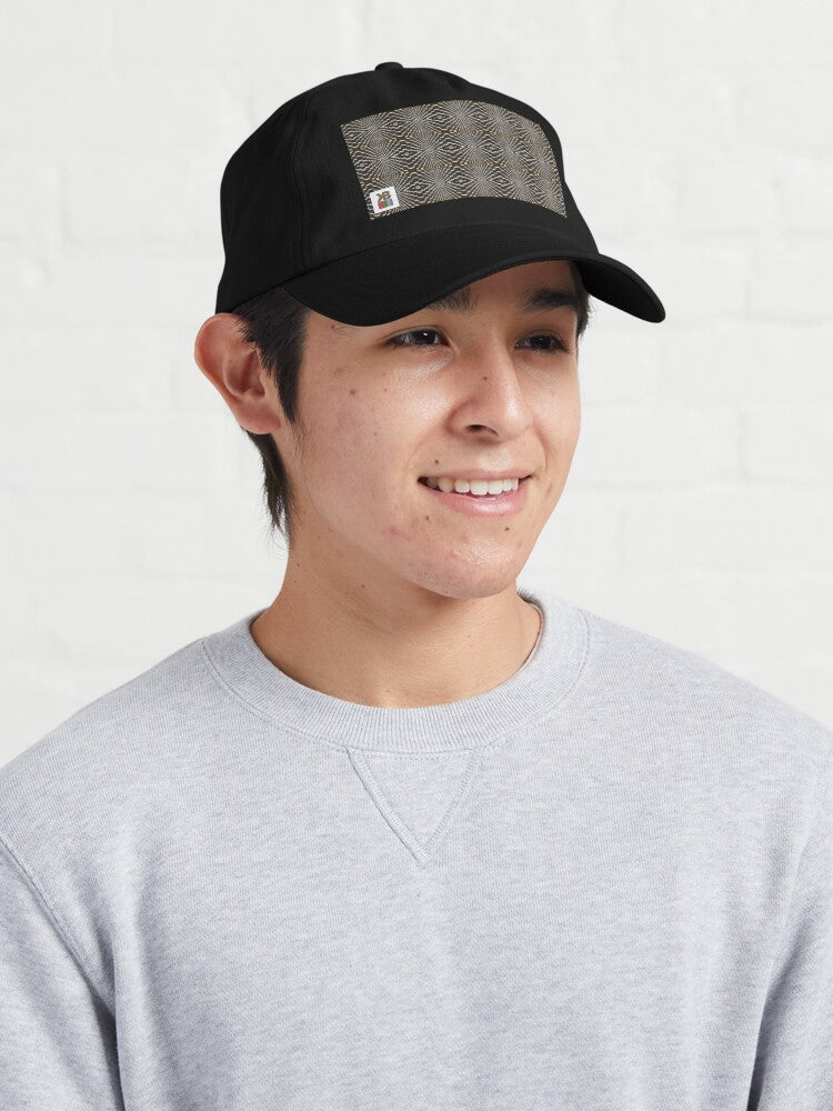 Black Unstructured Cap (Tetris)