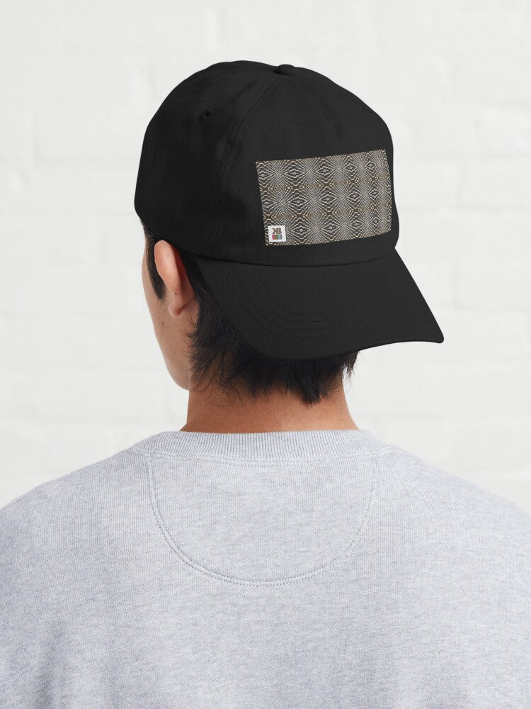 Black Unstructured Cap (Tetris)