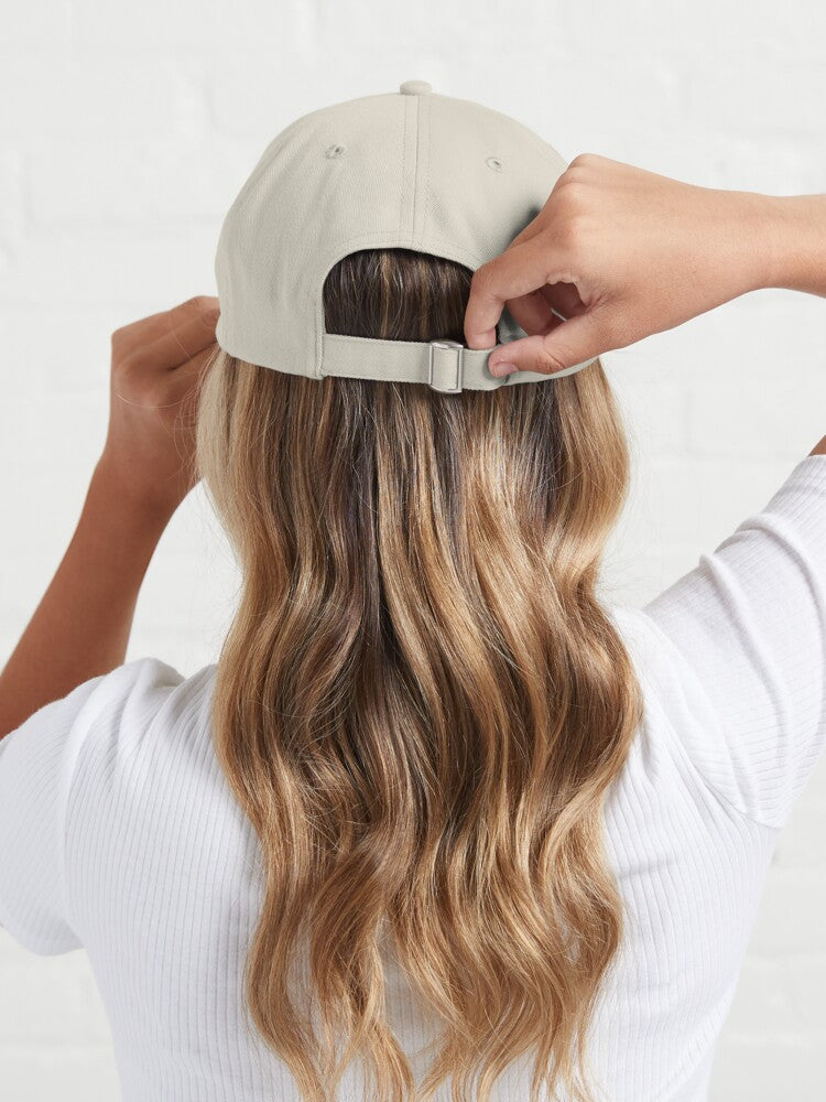 Beige Unstructured Cap (Kiss)