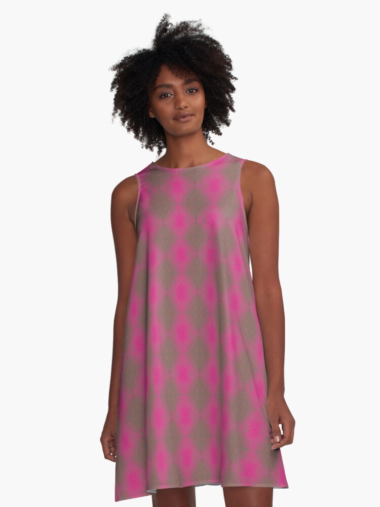 A-Line Dress (Pink Diamond)