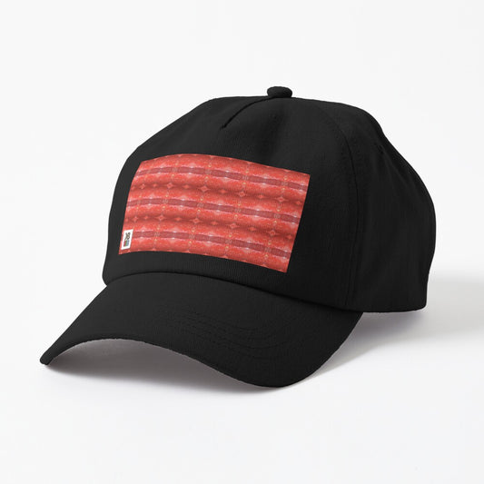 Black Unstructured Cap (Kiss)