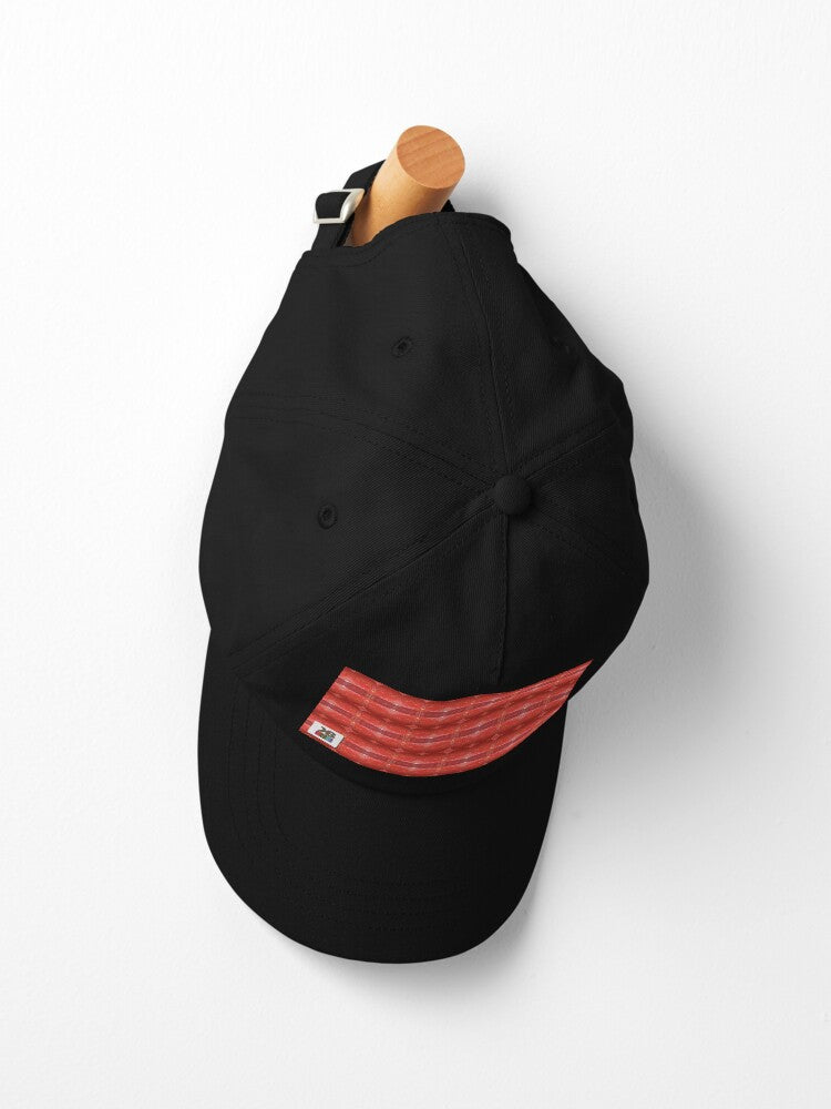 Black Unstructured Cap (Kiss)