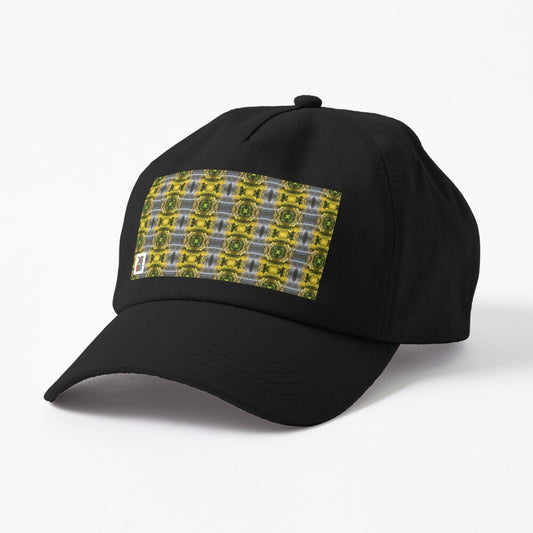 Black Unstructured Cap (Lemon Snakes)