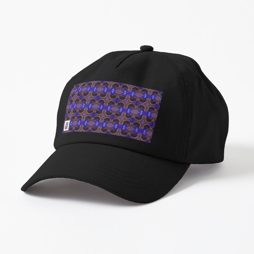 Black Unstructured Cap (Cobalt Bubble)