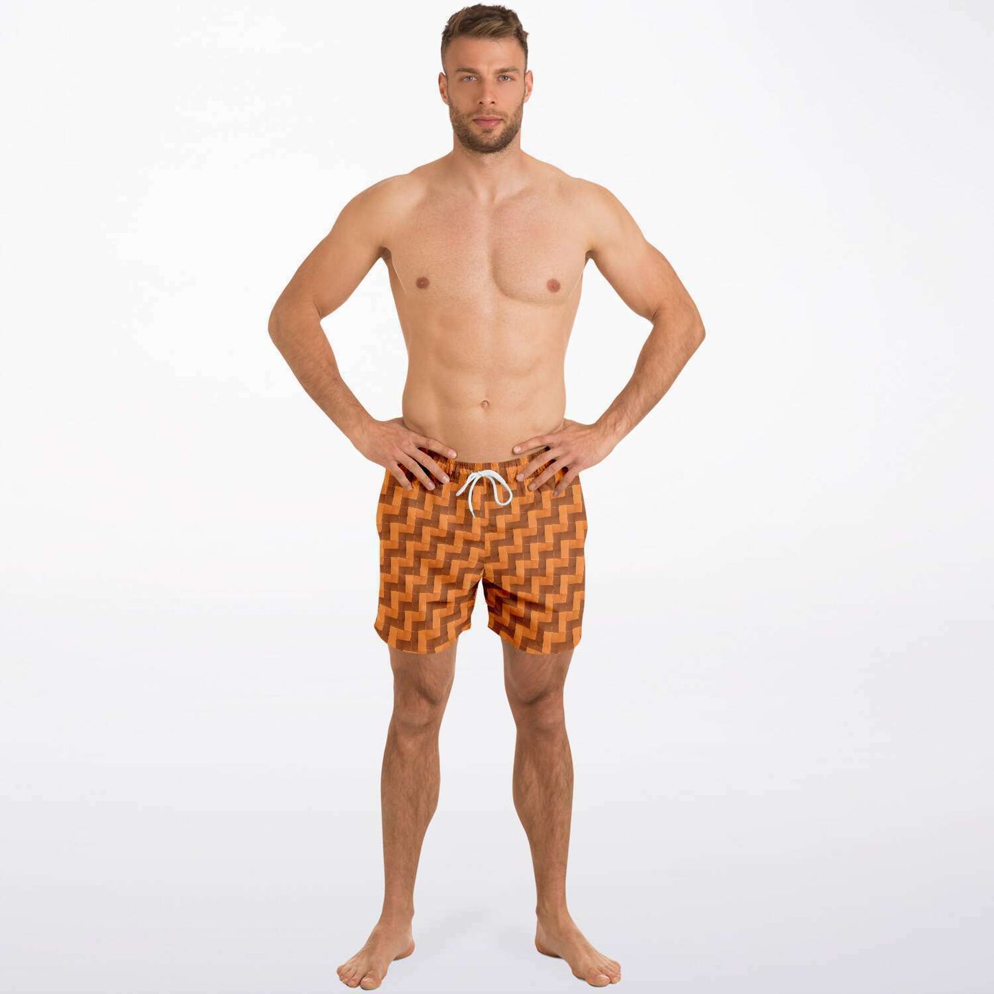 Swim Trunks (Burnt Orange Tiles)