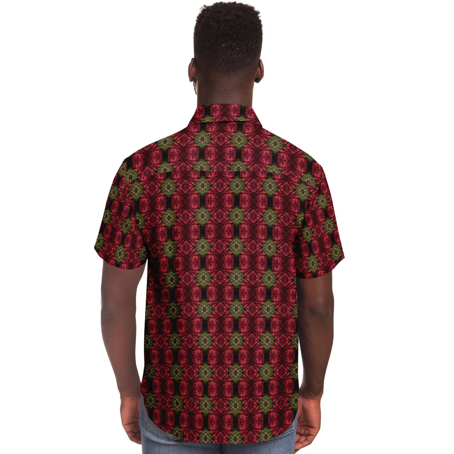Short Sleeve Button Down Shirt (Victorian No. 1)