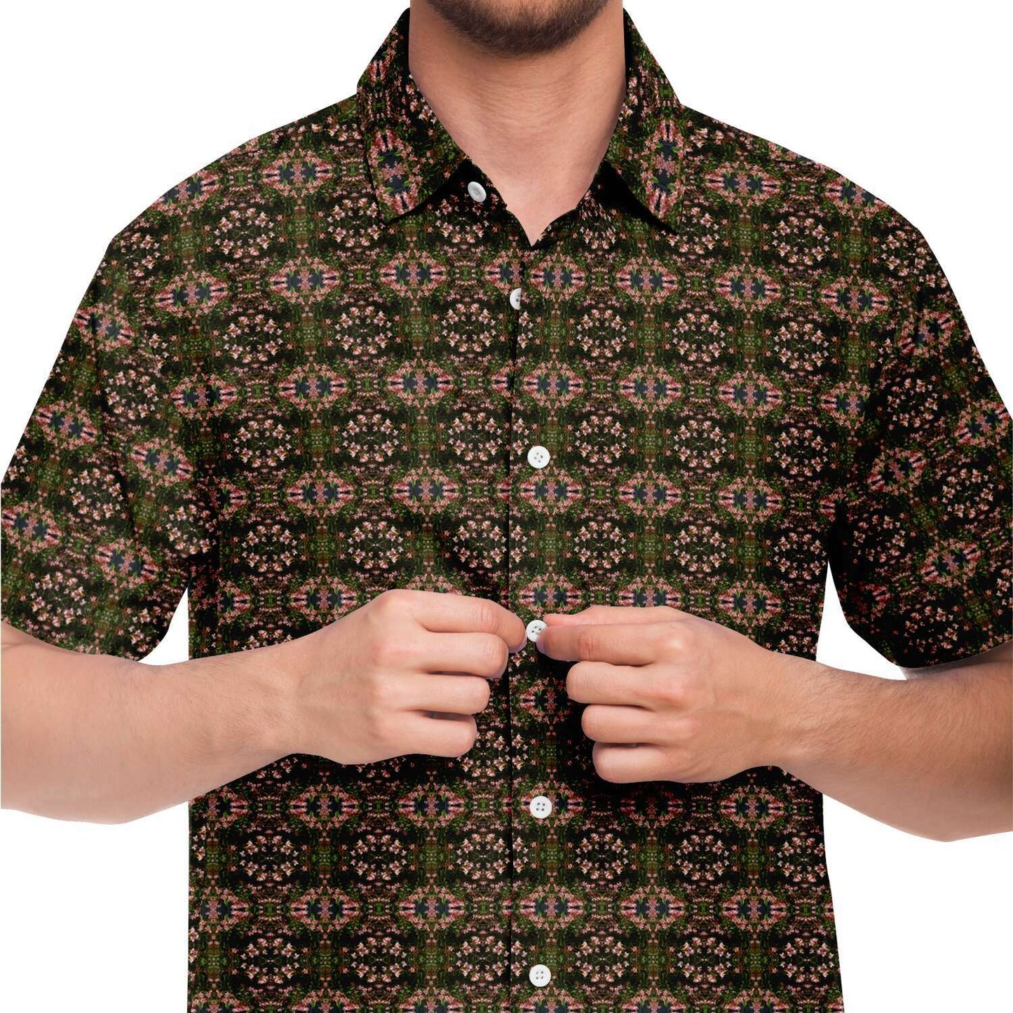 Short Sleeve Button Down Shirt (Tapestry)