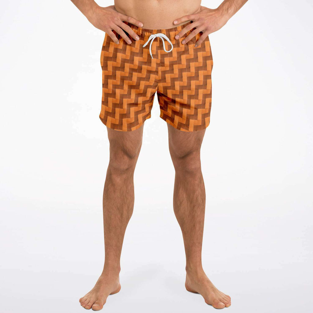 Swim Trunks (Burnt Orange Tiles)